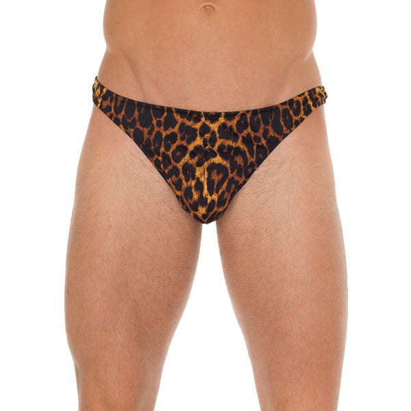Mens Leopard Print GString – product image for adult pleasure and intimacy