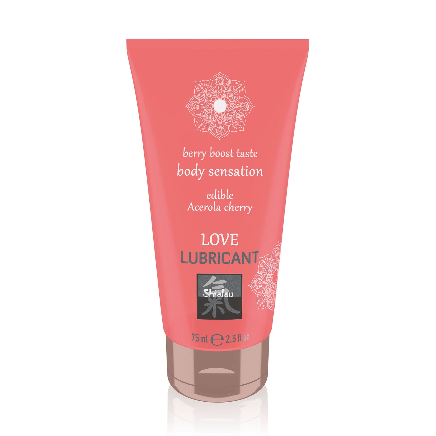 Shiatsu Love Lubricant Edible Acerola Cherry 75ml – product image for adult pleasure and intimacy