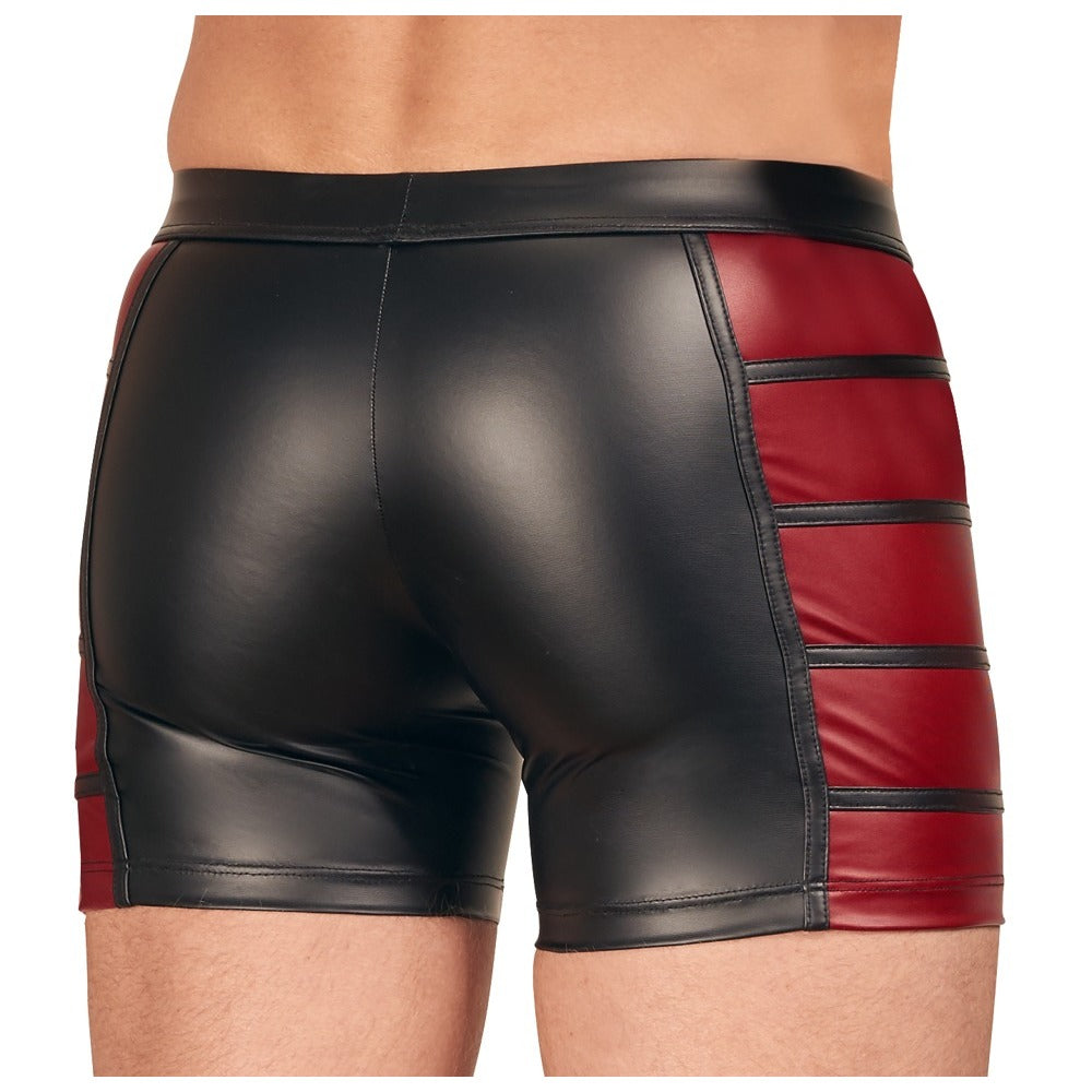 NEK Matte Look Pants In Black and Red – Explore Enhanced Intimacy | Discreet UK Shipping