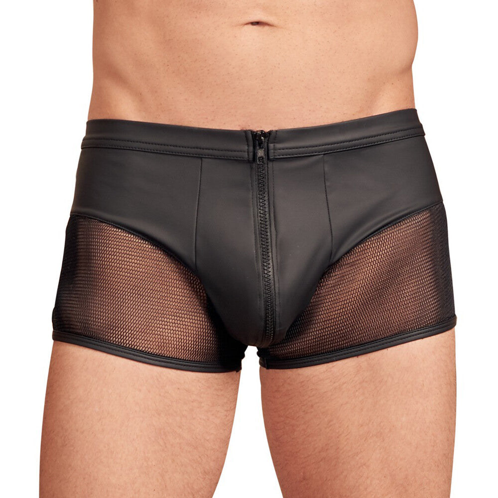 NEK Matte Look Pants With Zip Opening Black – product image for adult pleasure and intimacy