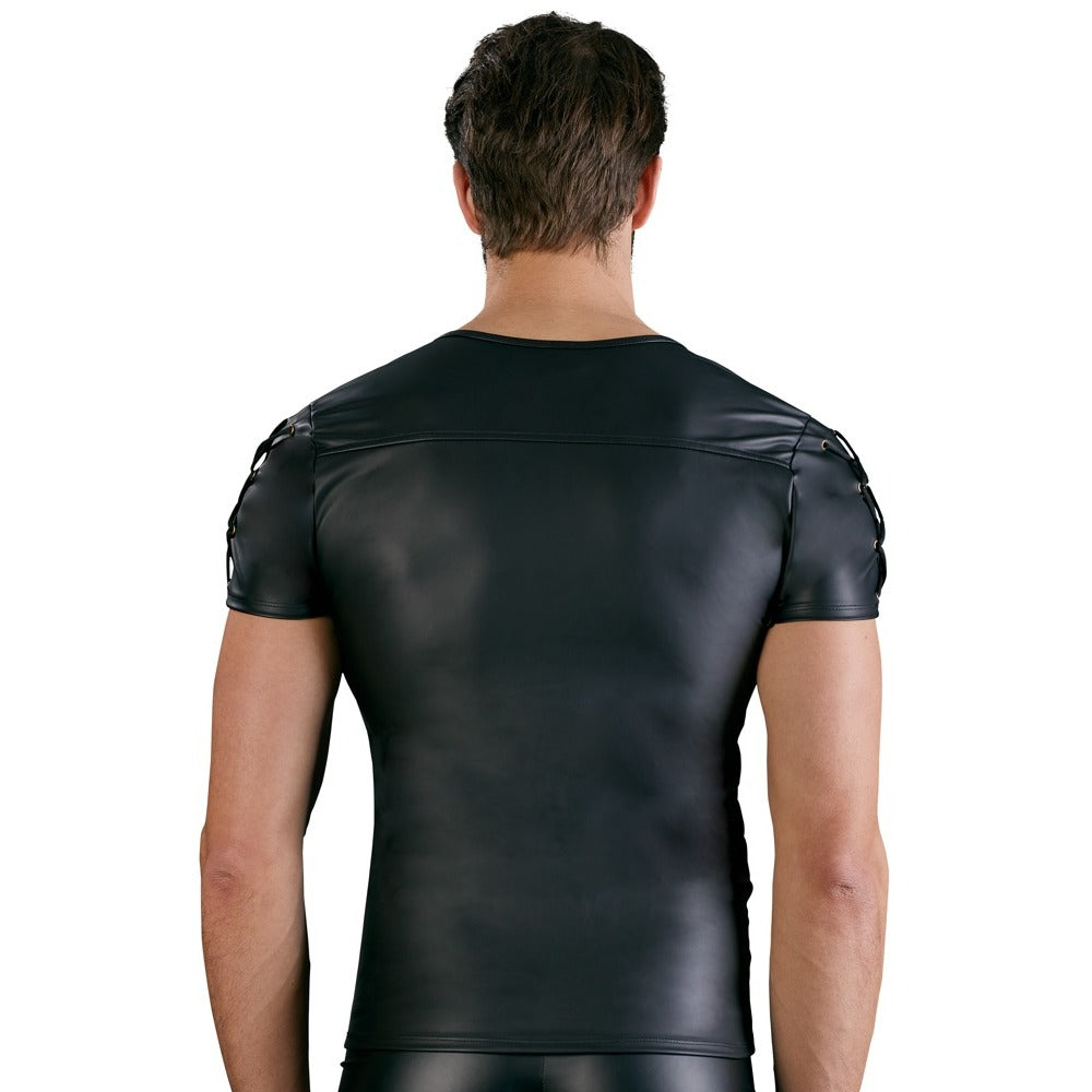 NEK Matt Black Straight Cut Shirt – Explore Enhanced Intimacy | Discreet UK Shipping