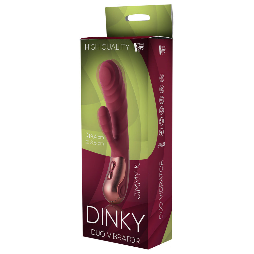 Dinky Jimmy K Duo Vibrator – Powerful Rechargeable Vibrator for Intense Pleasure | UK Exclusive