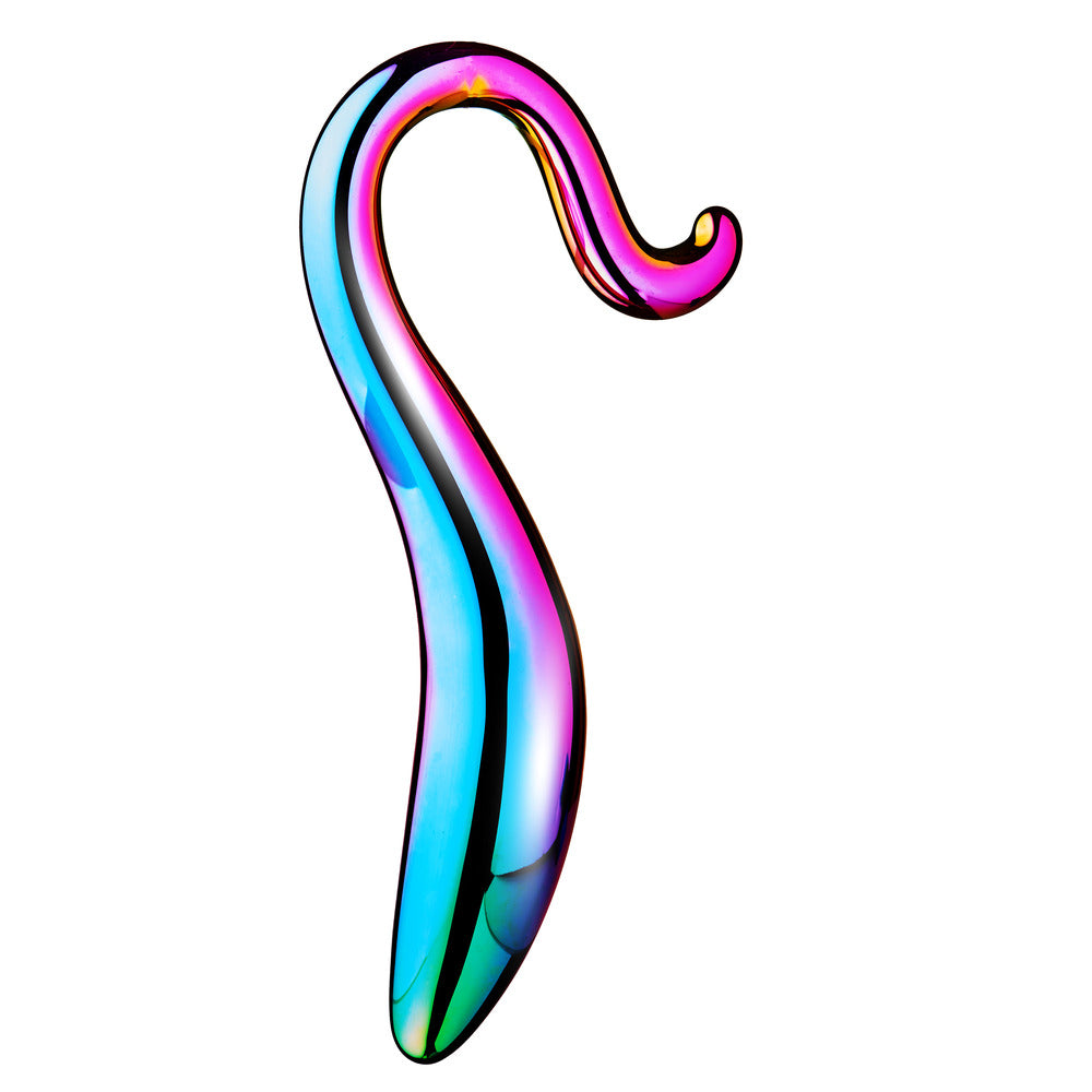 Glamour Glass Elegant Curved Dildo – Explore Enhanced Intimacy | Discreet UK Shipping