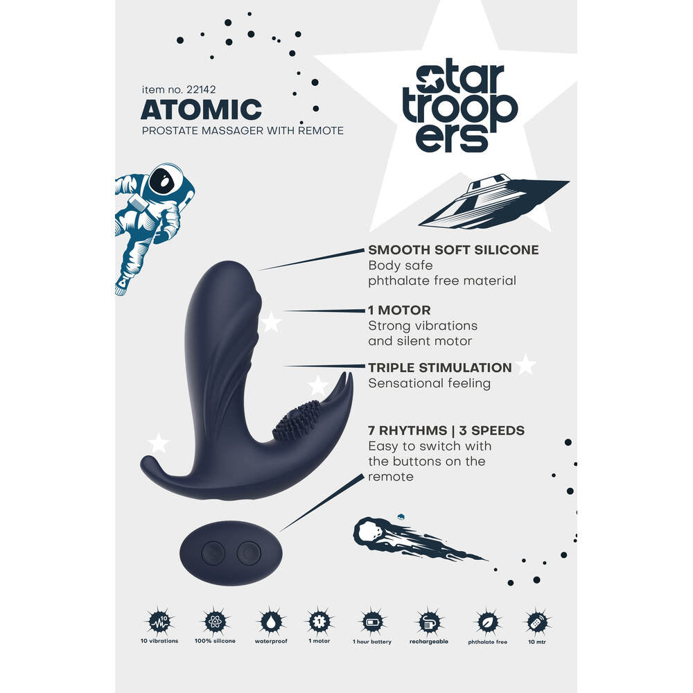 Startroopers Atomic Prostate Massager – Explore Enhanced Intimacy | Discreet UK Shipping