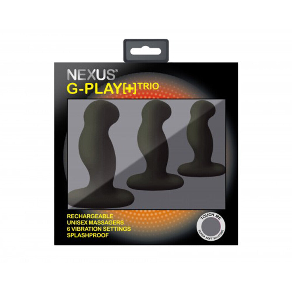 Nexus G Play Trio Vibrating Prostate Massagers Black – Explore Enhanced Intimacy | Discreet UK Shipping