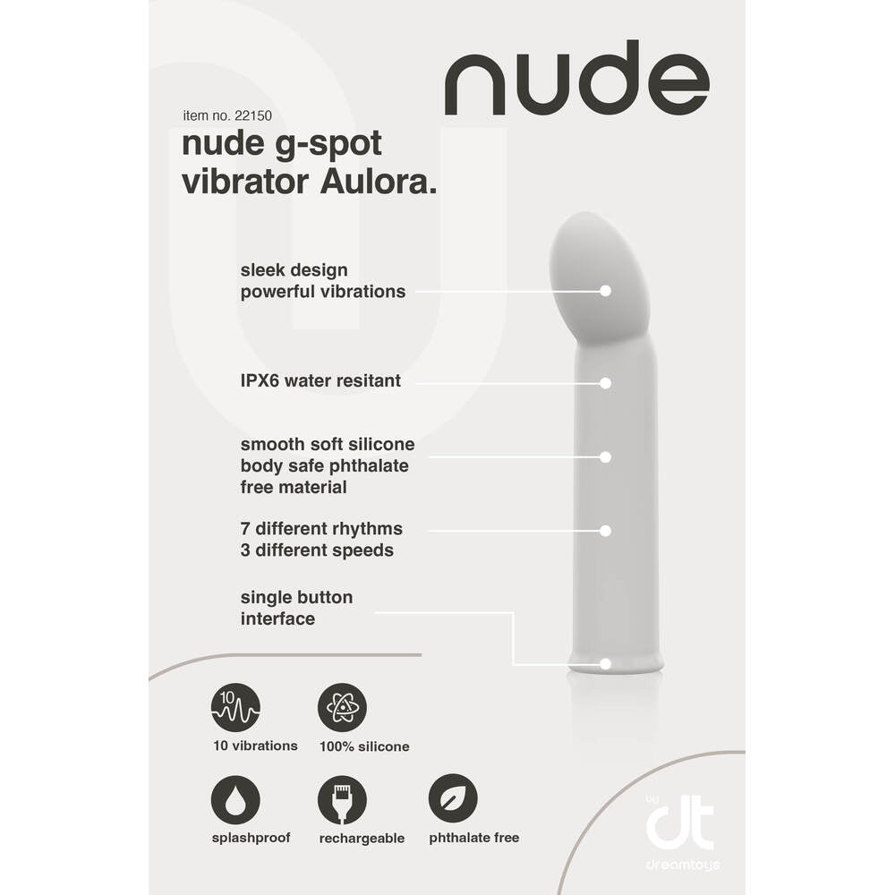 Nude Aulora Mini GSpot Vibrator – Powerful Rechargeable Vibrator for Intense Pleasure | UK Exclusive