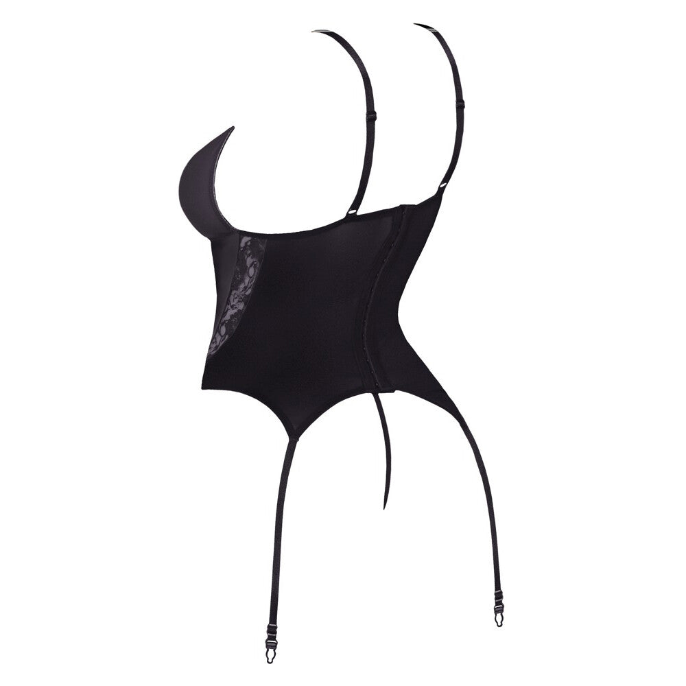 Cottelli Basque and Thong With Lace – Explore Enhanced Intimacy | Discreet UK Shipping