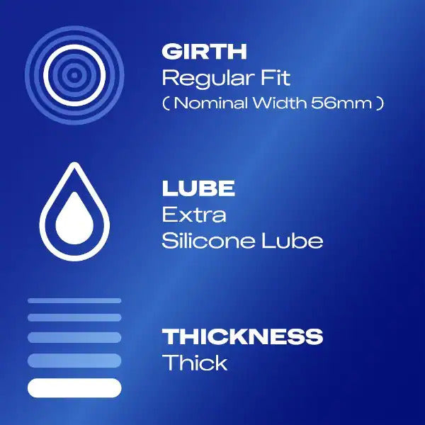 Durex Extra Safe Regular Fit Condoms 3 Pack – Explore Enhanced Intimacy | Discreet UK Shipping