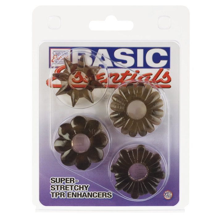 Basic Essentials 4 Rings Smoke – Explore Enhanced Intimacy | Discreet UK Shipping