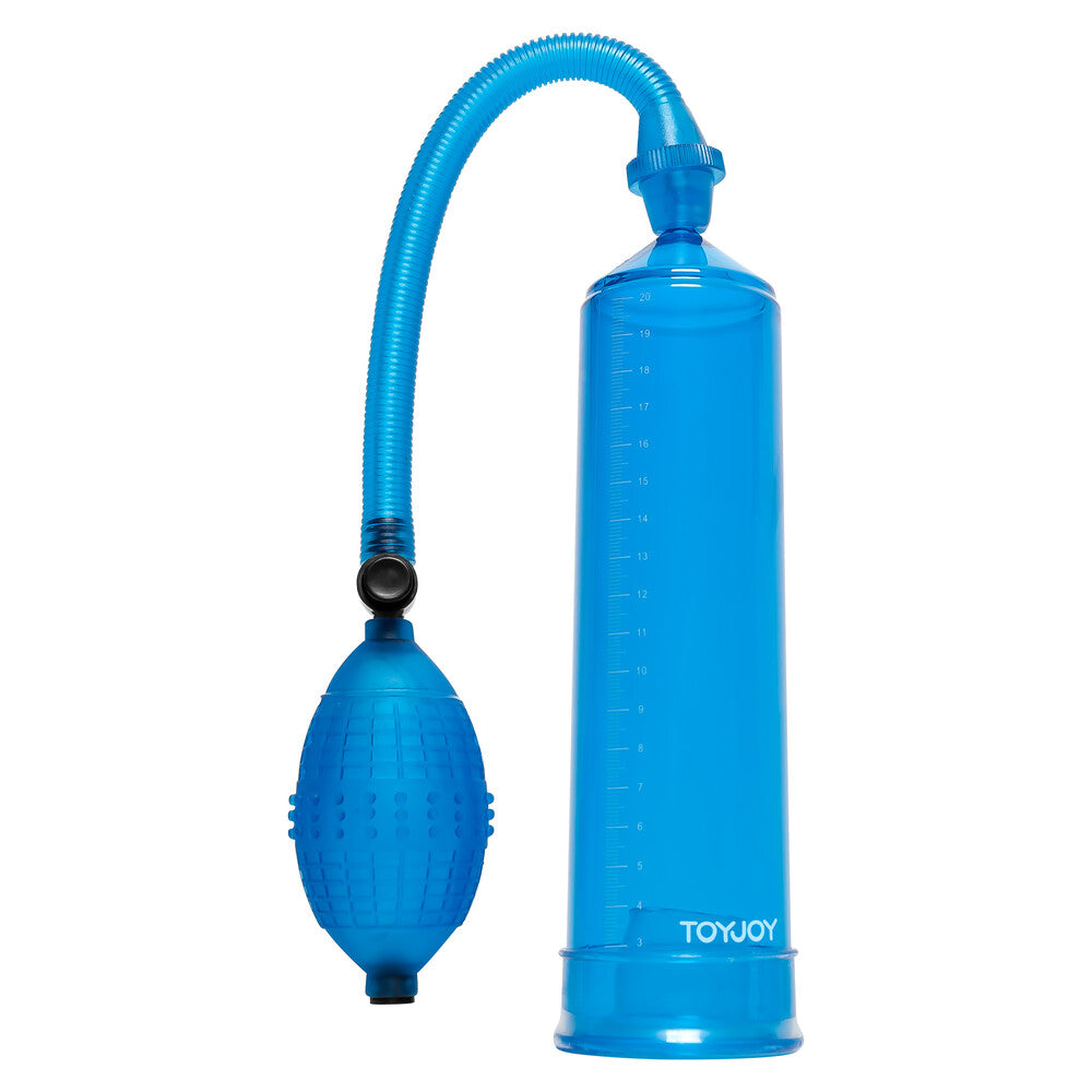 Toy Joy Rock Hard Stimulation Blue Power Penis Pump – product image for adult pleasure and intimacy