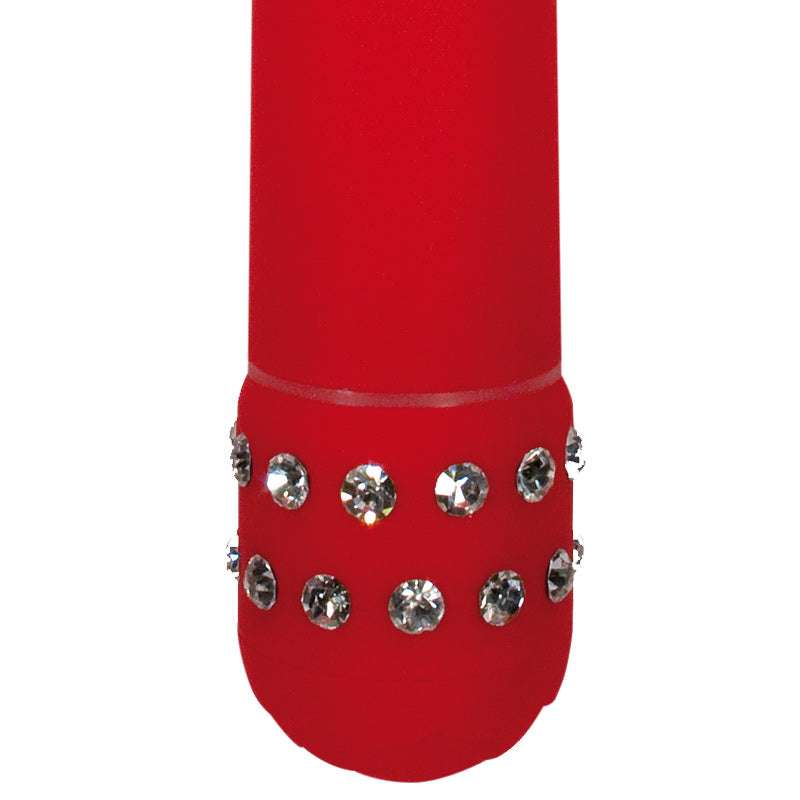 ToyJoy Diamond Red Superbe Mini Vibrator – Powerful Rechargeable Vibrator for Intense Pleasure | UK Exclusive