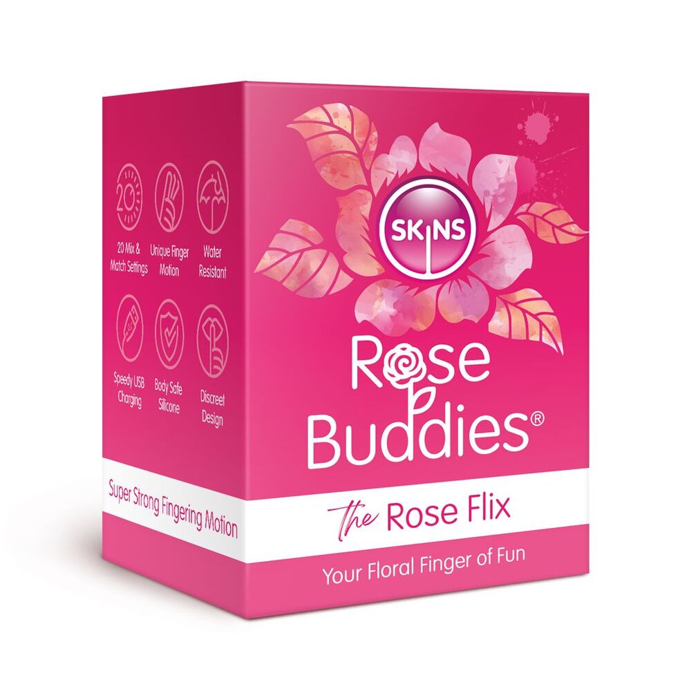 Skins Rose Buddies The Rose Sex Toy Flix Clitoral Massager Pink – Explore Enhanced Intimacy | Discreet UK Shipping