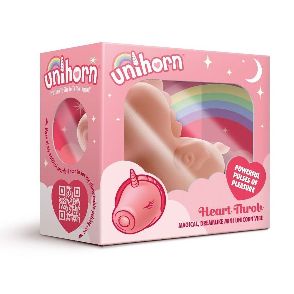 Unihorn Heart Throb Pulsating Unicorn Vibrator – Powerful Rechargeable Vibrator for Intense Pleasure | UK Exclusive