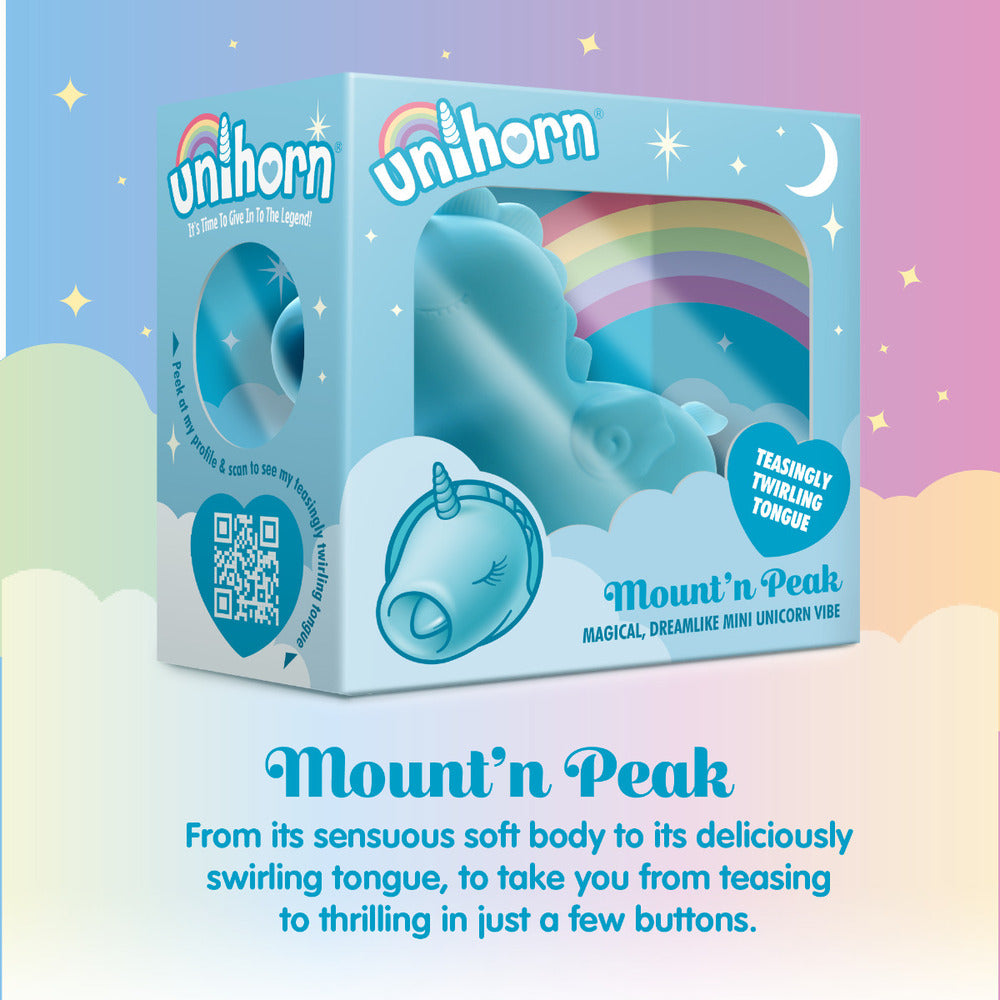 Unihorn Mountn Peak Twirling Tongue Unicorn Vibrator