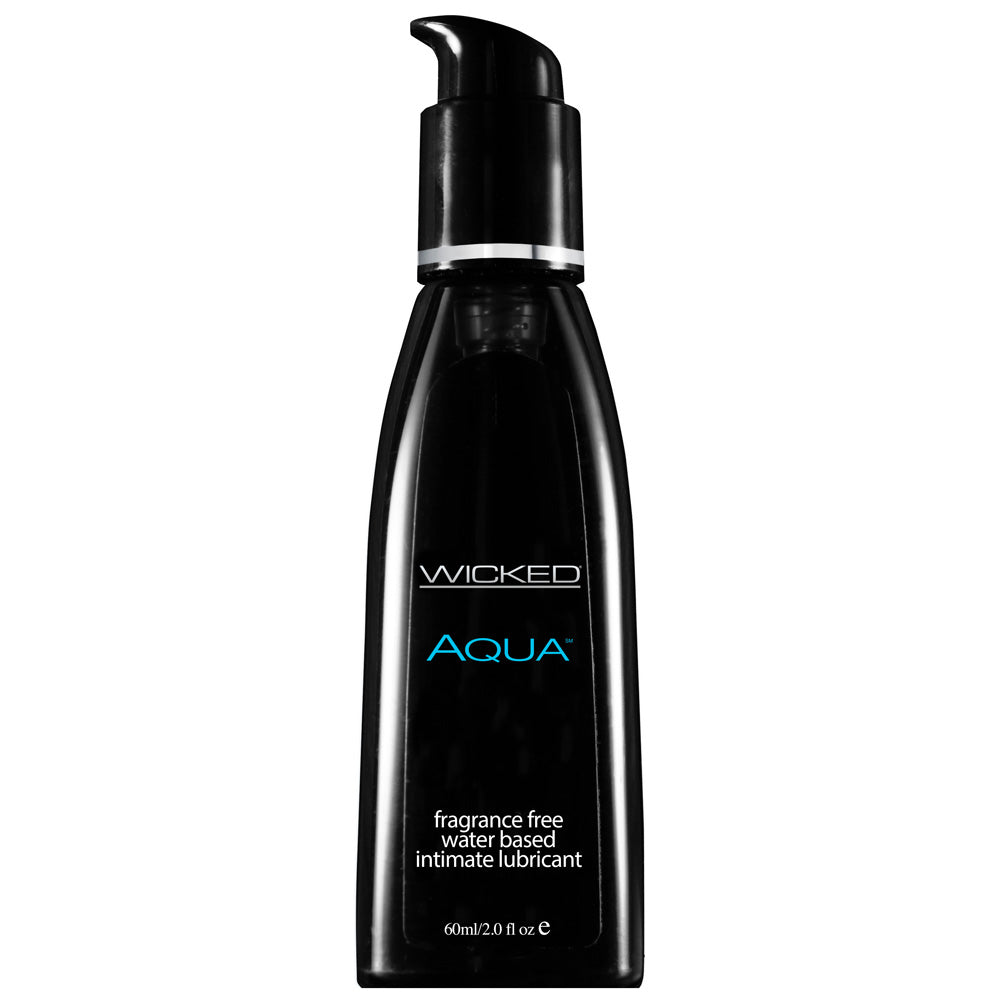 Wicked Aqua Fragrance Free Waterbase Lubricant 60mls – product image for adult pleasure and intimacy