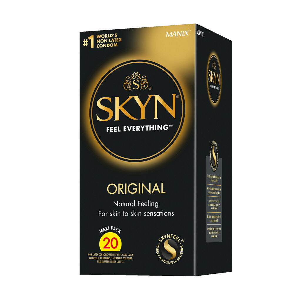 SKYN Latex Free Condoms Original 20 Pack – product image for adult pleasure and intimacy