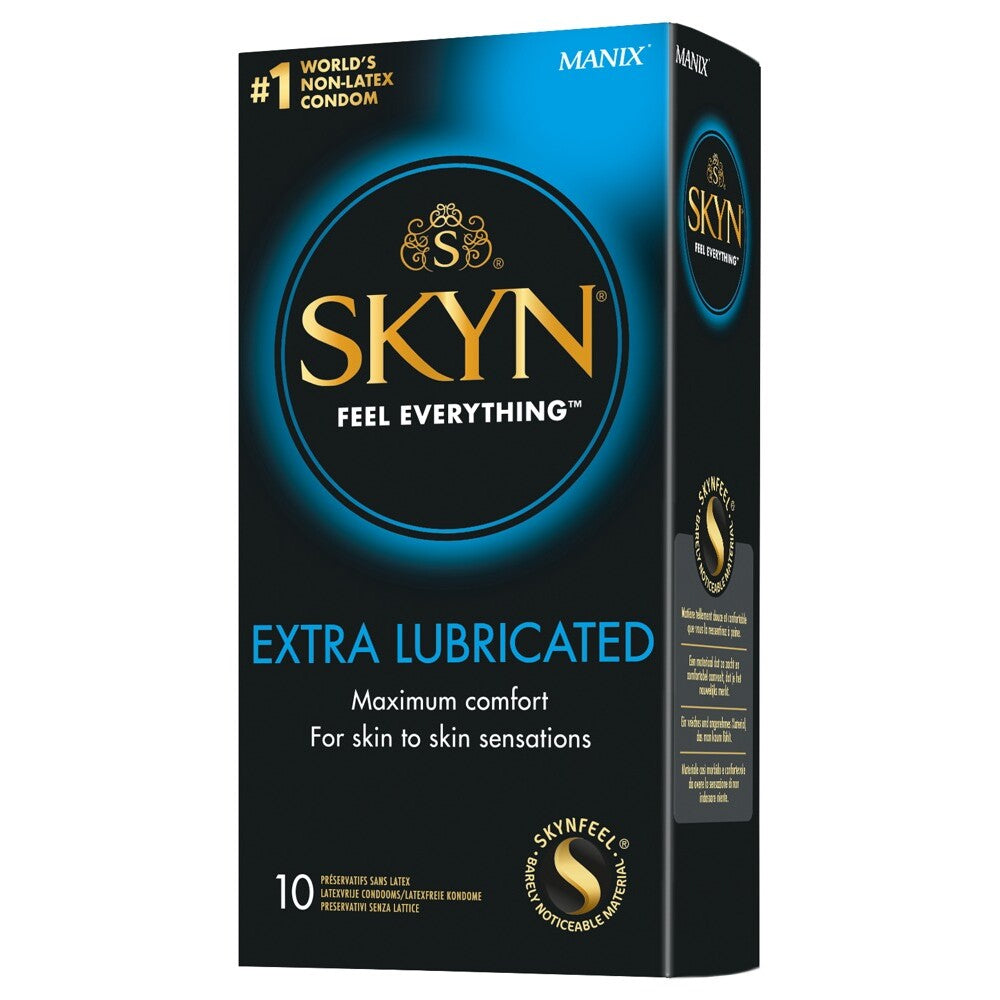 SKYN Latex Free Condoms Extra Lubricated 10 Pack – product image for adult pleasure and intimacy