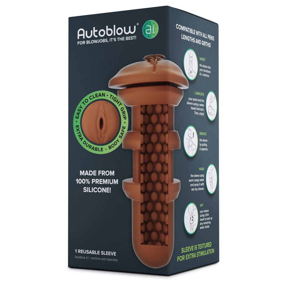 Autoblow A.I Reusable Vagina Sleeve – Explore Enhanced Intimacy | Discreet UK Shipping