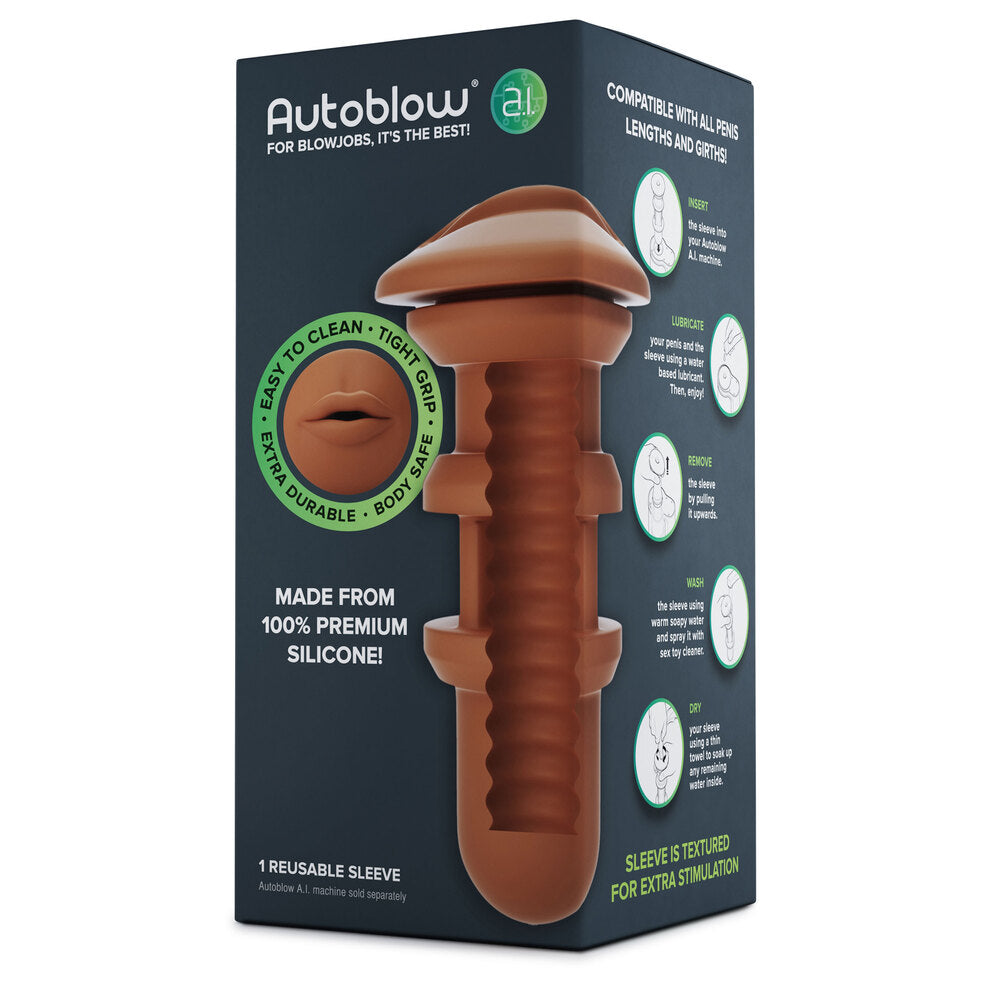Autoblow A.I Reusable Mouth Sleeve – Explore Enhanced Intimacy | Discreet UK Shipping