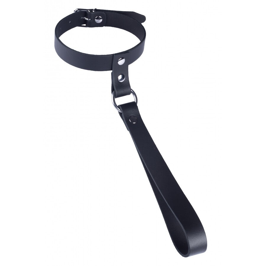 The Red Leather Collar with Short Leash – product image for adult pleasure and intimacy