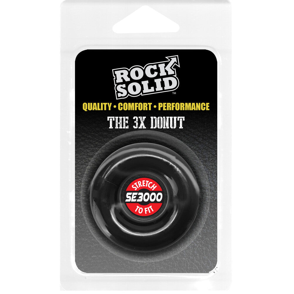 Rock Solid The Donut 3X Cock Ring – Explore Enhanced Intimacy | Discreet UK Shipping