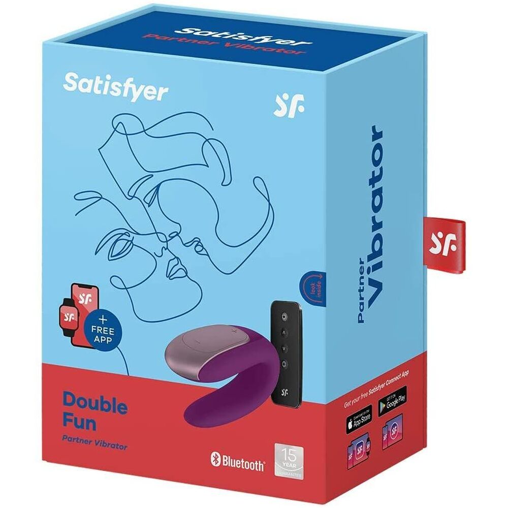 Satisfyer Partner Double Fun App Enabled – Explore Enhanced Intimacy | Discreet UK Shipping
