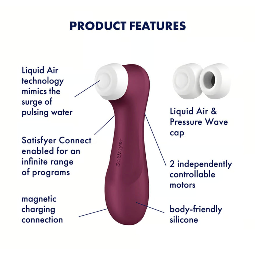 Satisfyer Pro 2 Generation 3 with Air Tech and App – Explore Enhanced Intimacy | Discreet UK Shipping