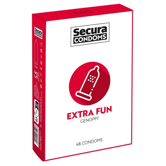 Secura Condoms 48 Pack Extra Fun – product image for adult pleasure and intimacy