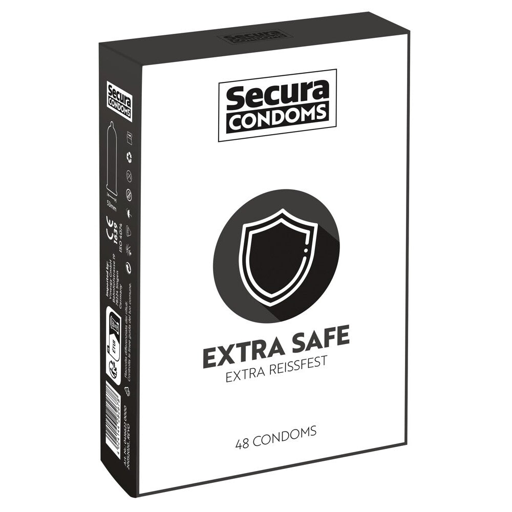 Secura Condoms 48 Pack Extra Safe – product image for adult pleasure and intimacy