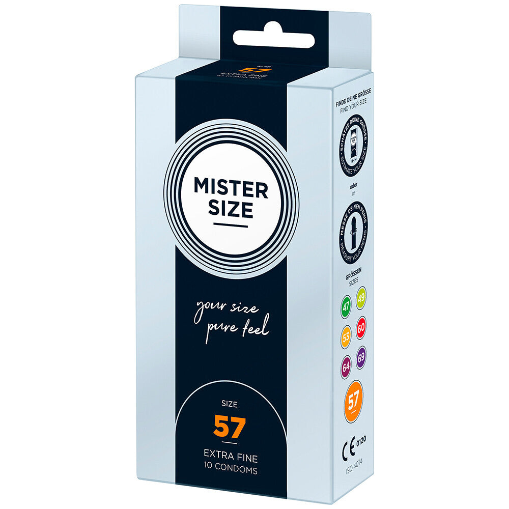 Mister Size 57mm Your Size Pure Feel Condoms 10 Pack – product image for adult pleasure and intimacy