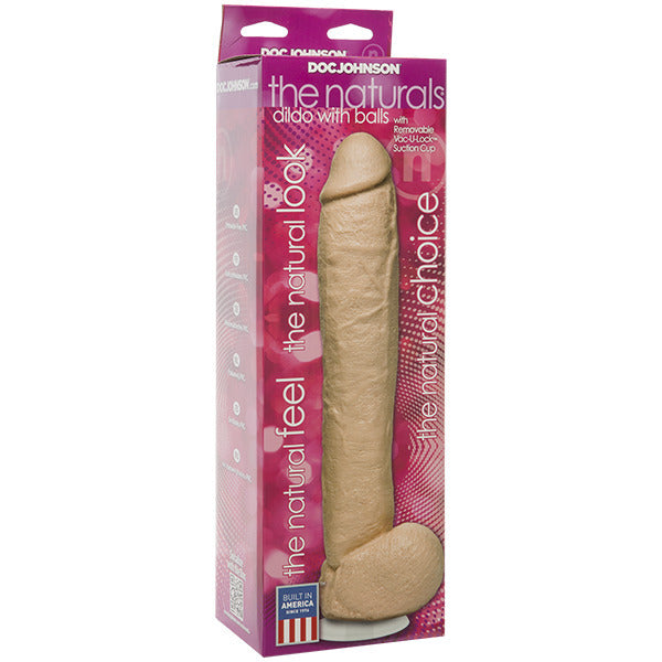 The Naturals 12 Inch Dong With Balls – Explore Enhanced Intimacy | Discreet UK Shipping