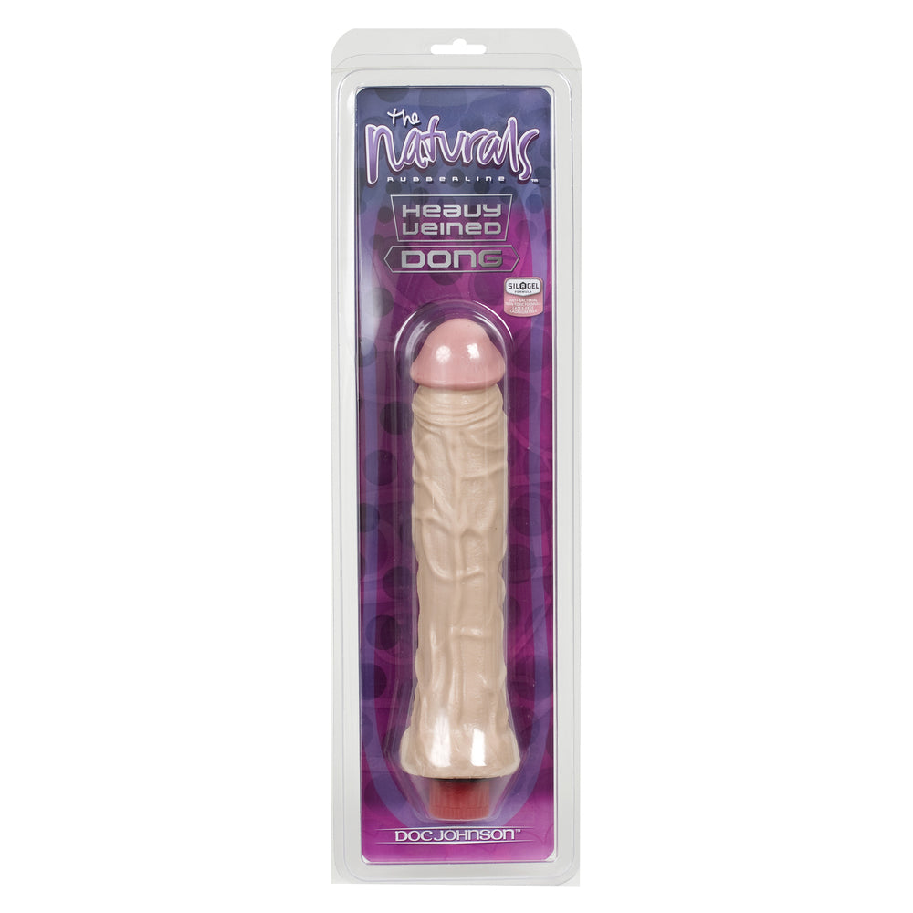 The Naturals Heavy Veined 8 Inch Vibrating Dong Thin – Explore Enhanced Intimacy | Discreet UK Shipping