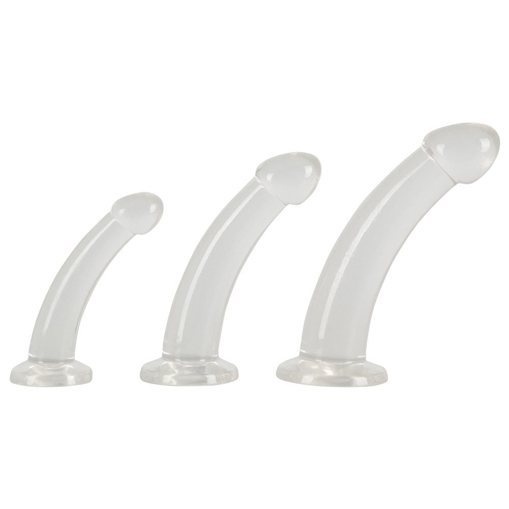 Three Piece Crystal Clear Anal Training Set – product image for adult pleasure and intimacy