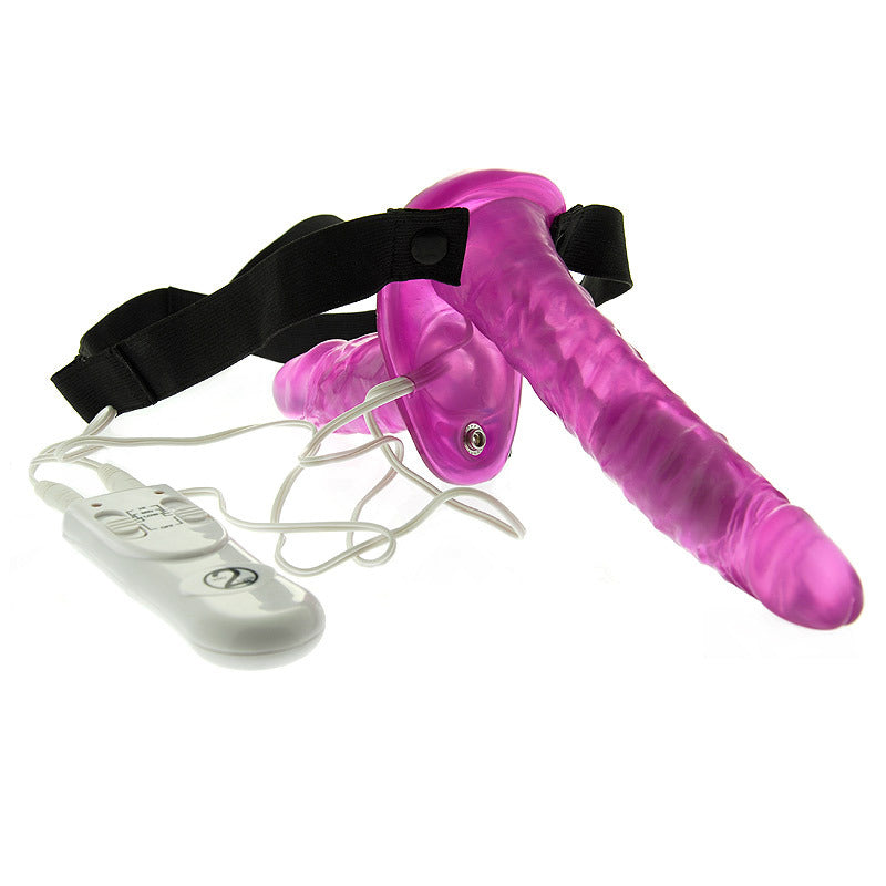 Duo Vibrating Strap On Vibrating Dongs – Explore Enhanced Intimacy | Discreet UK Shipping