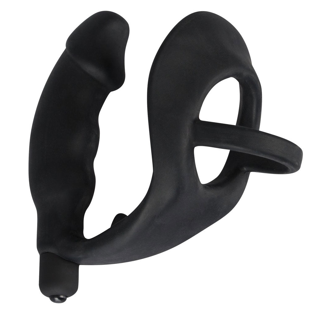Black Velvets Cock Ring And Vibrating Anal Plug – Explore Enhanced Intimacy | Discreet UK Shipping