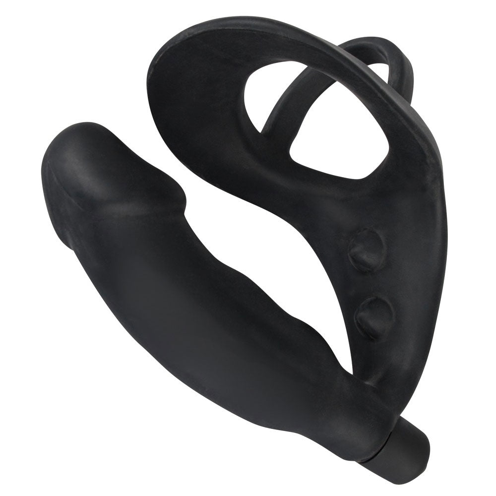 Black Velvets Cock Ring And Vibrating Anal Plug – Explore Enhanced Intimacy | Discreet UK Shipping