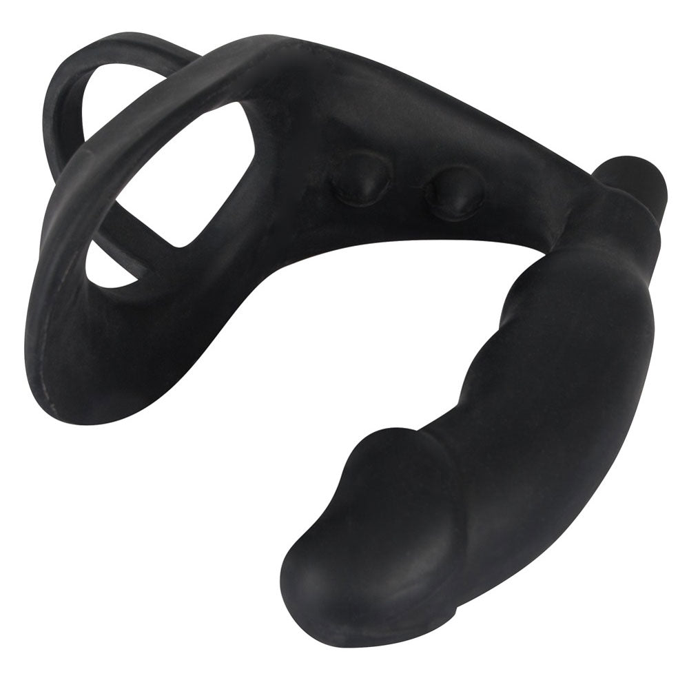 Black Velvets Cock Ring And Vibrating Anal Plug – Explore Enhanced Intimacy | Discreet UK Shipping