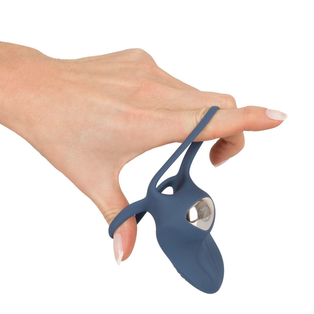 Rechargeable Silicone Vibrating Double Ring – Explore Enhanced Intimacy | Discreet UK Shipping