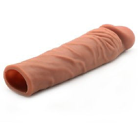Penis Extender 7.4 Inches Flesh Brown – Explore Enhanced Intimacy | Discreet UK Shipping