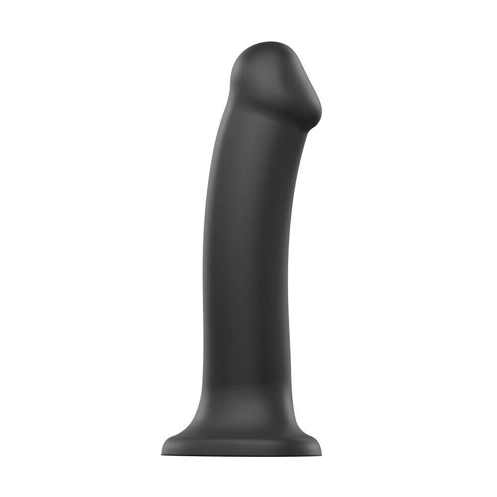 Strap On Me Silicone Dual Density Bendable Dildo Medium Black – product image for adult pleasure and intimacy