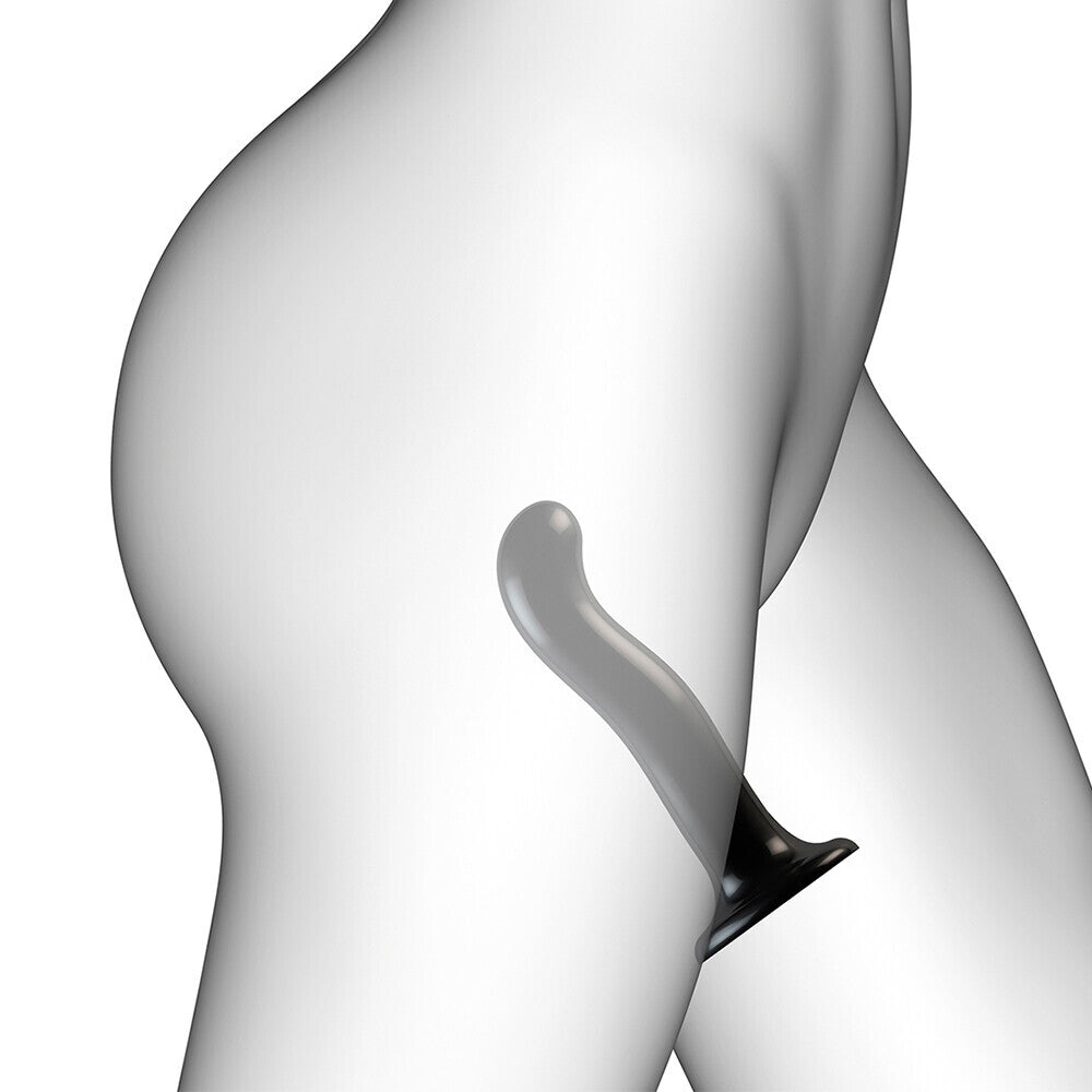 Strap On Me Prostate and G Spot Curved Dildo XLarge Black – Explore Enhanced Intimacy | Discreet UK Shipping