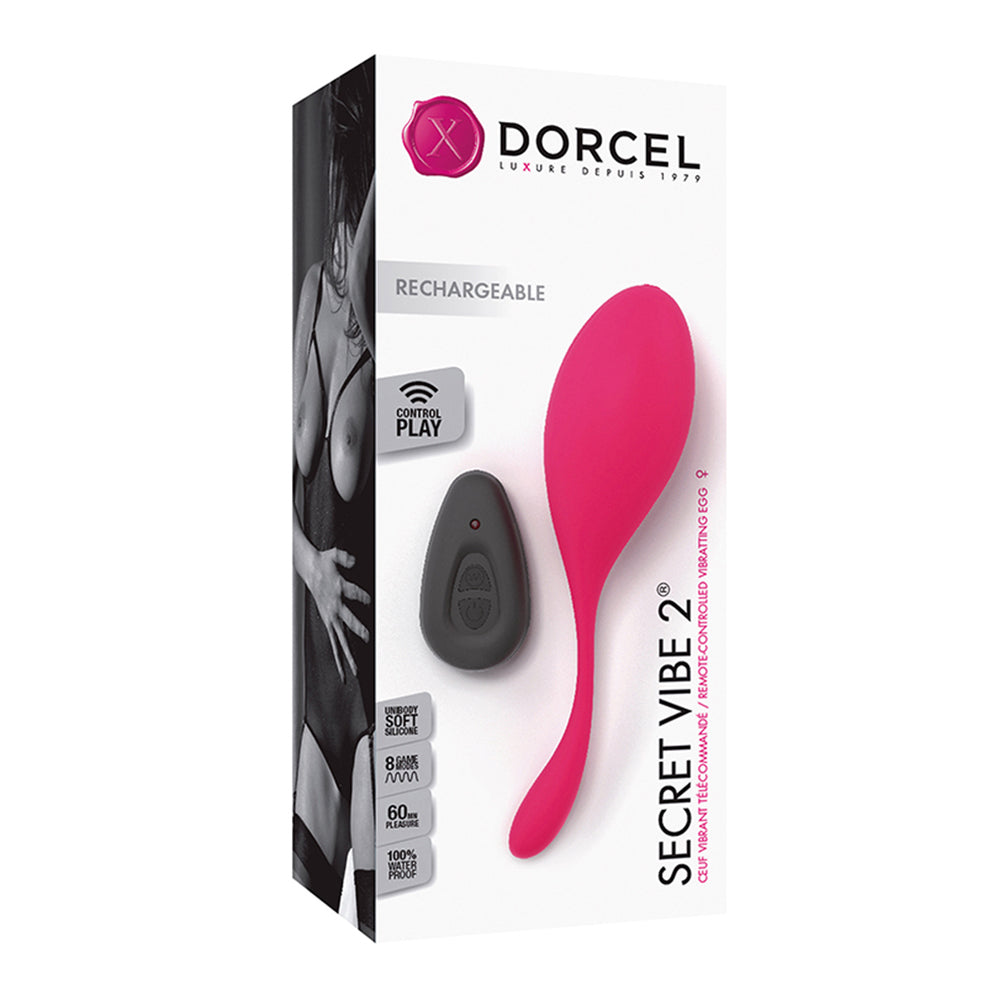 Dorcel Secret Vibe 2 Remote Controlled Egg – Explore Enhanced Intimacy | Discreet UK Shipping
