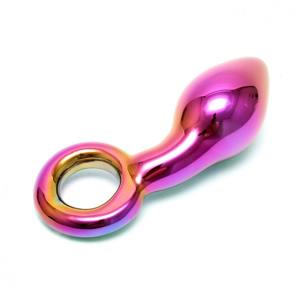 Sensual Multi Coloured Glass Kaleigh Dildo – product image for adult pleasure and intimacy