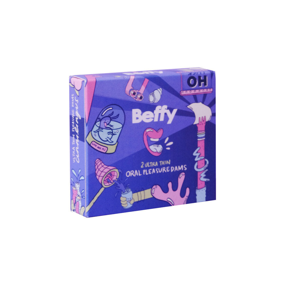Beffy Ultra Thin Oral Pleasure Dams 2 Pieces – Explore Enhanced Intimacy | Discreet UK Shipping