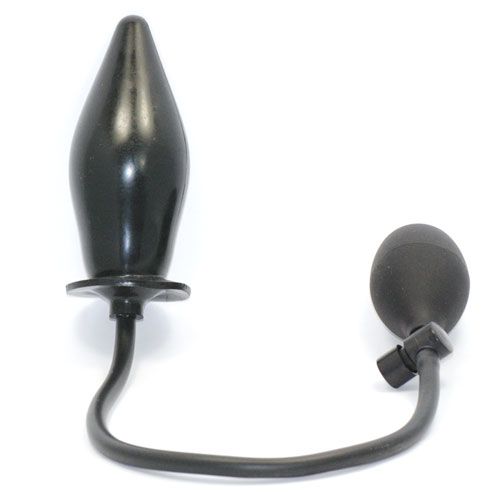 Pump N Play Black Inflatable Butt Plug – product image for adult pleasure and intimacy