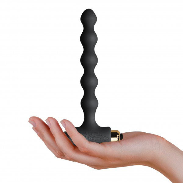 Rocks Off Pearls Petite Sensations Black Butt Plug – Explore Enhanced Intimacy | Discreet UK Shipping