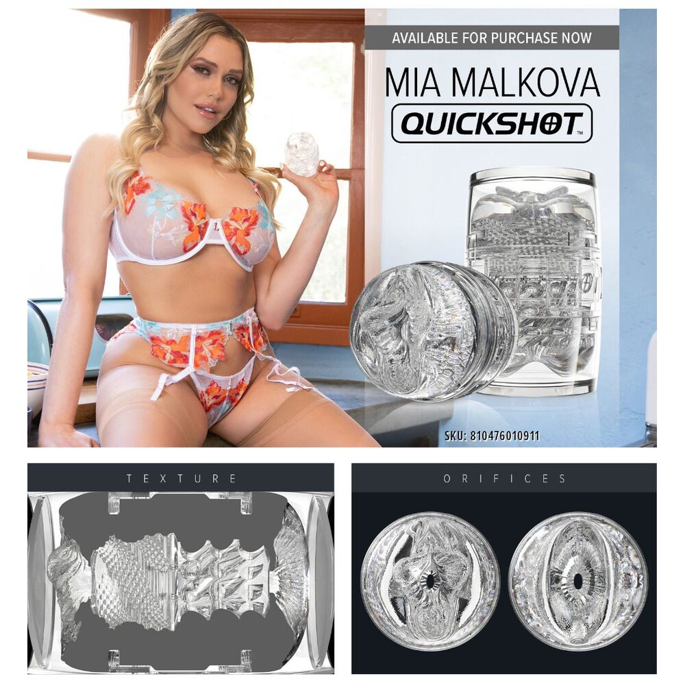 Fleshlight Quickshot Mia Malkova Lady and Butt – Explore Enhanced Intimacy | Discreet UK Shipping