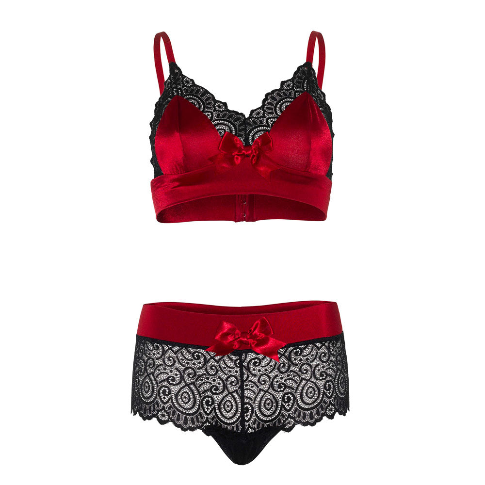 Leg Avenue Satin Spandex Bralette String – Explore Enhanced Intimacy | Discreet UK Shipping