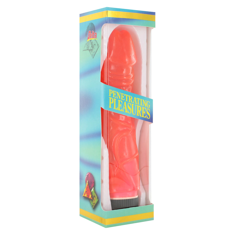 Jelly Vibrator Glitter Pink – Powerful Rechargeable Vibrator for Intense Pleasure | UK Exclusive
