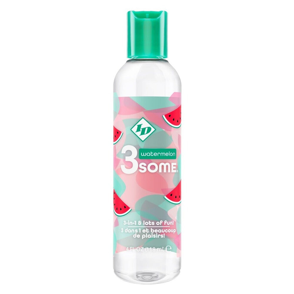 ID 3some Watermelon 3 In 1 Lubricant 118ml – product image for adult pleasure and intimacy